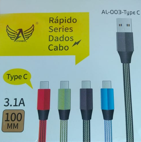  - Cabos  - ALTOMEX     Cod. CABO TIPO C AL-003-TYPE C